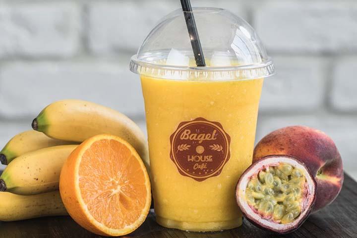 Yellows: Palm Peach - Bagel House Café
