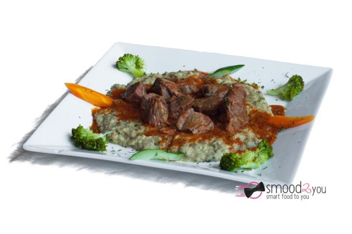 Lamb stew with mashed eggplants - Ege
