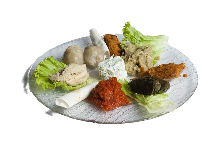Selection of assorted Mezze - Ege