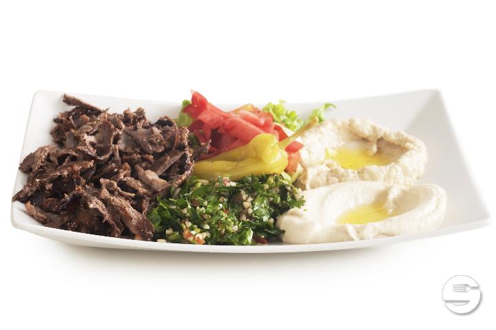 Lamb chawarma plate - Al Amir
