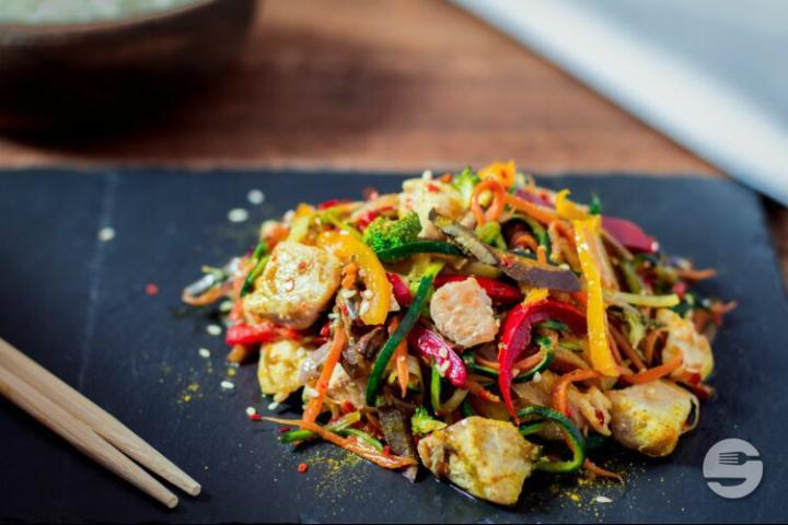 Pork with red pepper - Le Shanghai