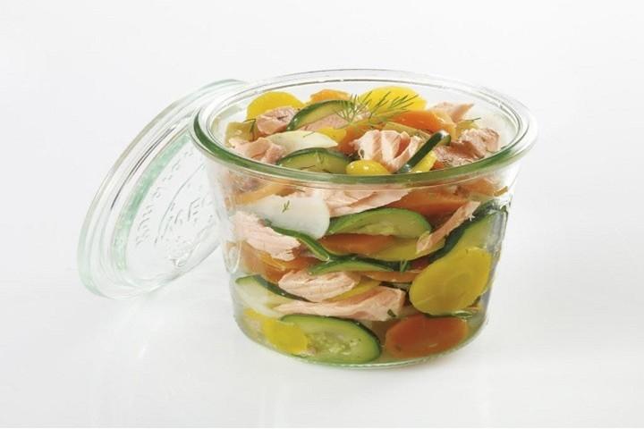 Salmon with vegetables - Chez Victorine