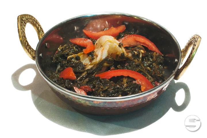 Jheenga Saag - Chandigarh Tandoori