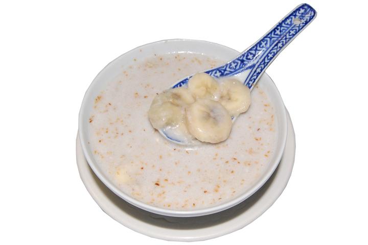 Banana with Pisang Pengat coconut milk - Jeck's place