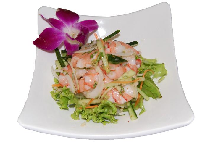 Salade aux crevettes épicées - Jeck's place