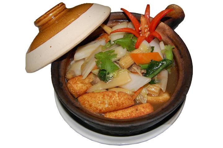 Tofu braisé aux légumes en pot de terre - Jeck's place