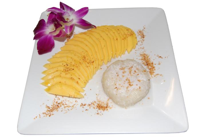 Sticky rice with mango and coconut milk - Jeck's place