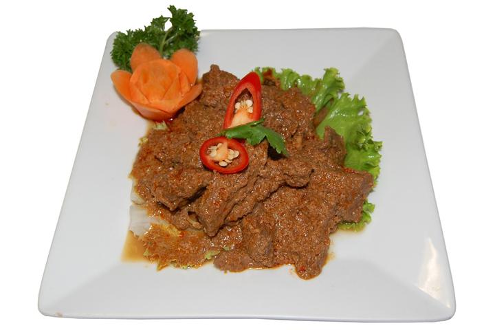 Bœuf au curry Singapour ' Rendang ' - Jeck's place