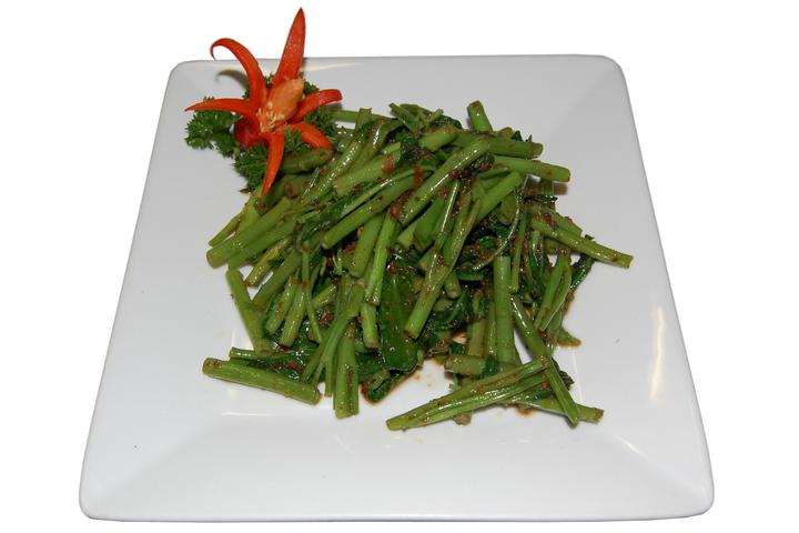 Sauté de légumes 'Kang Kong' au 'Sambal' - Jeck's place