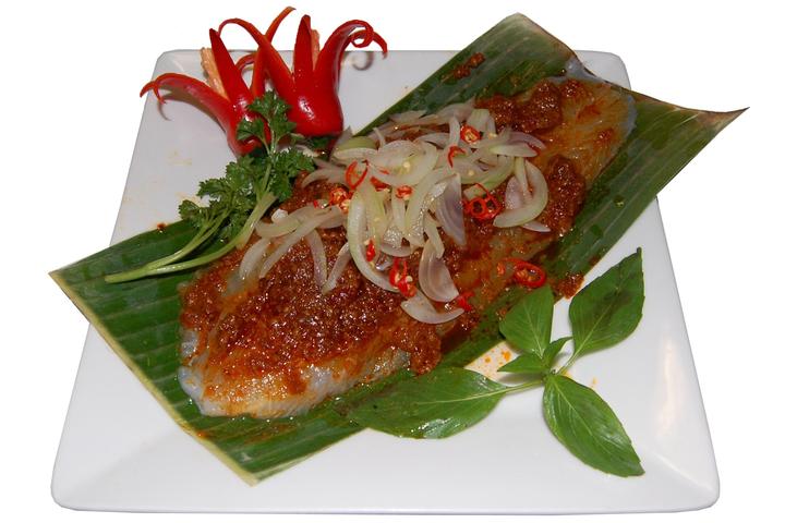 Grilled sea bream with chili sauce - Jeck's place