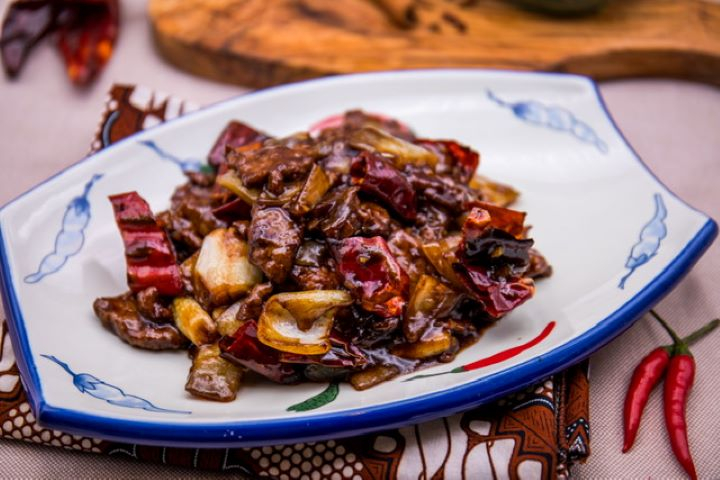 Bœuf sauté aux piments rouges séchés - Jeck's place