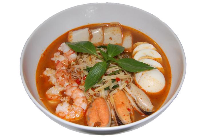 Soupe aux nouilles Penang Prawn Mee - Jeck's place