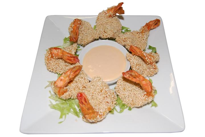 Sesame prawns - Jeck's place