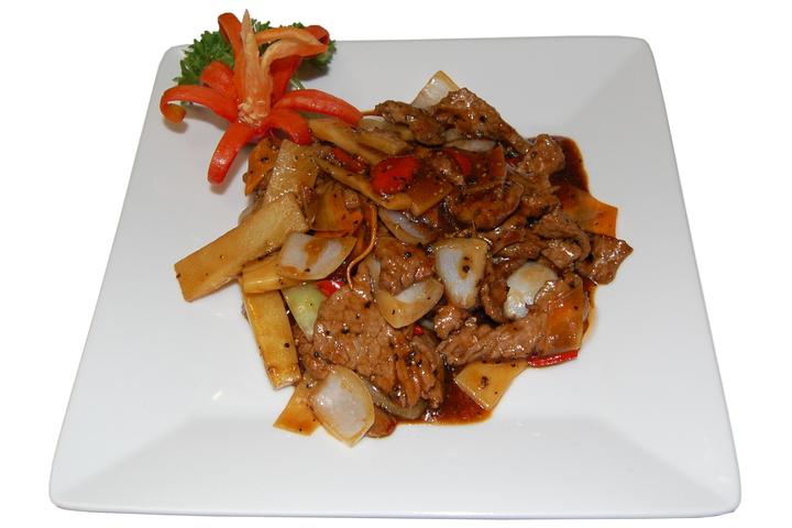 Bœuf à l'ail et au poivre - Jeck's place
