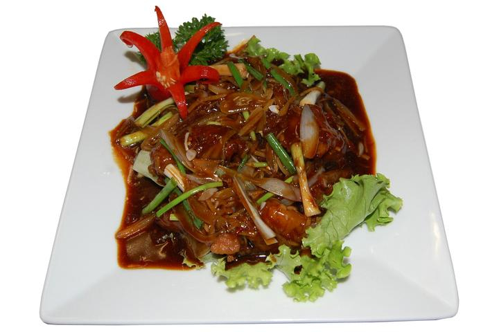 Poisson (filets de colin) sauté au gingembre en sauce de piments - Jeck's place