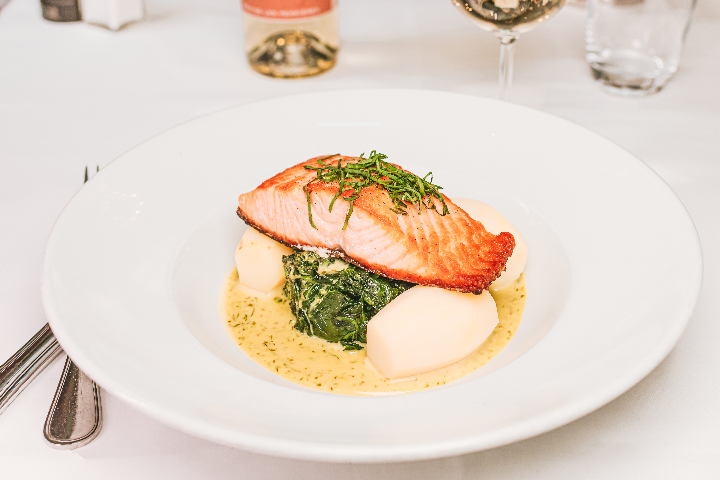 Roast Scottish Salmon - Café du Centre