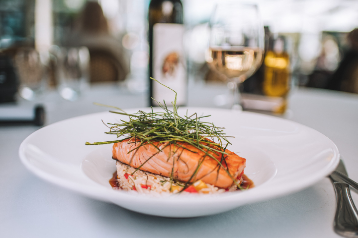 Roast Scottish Salmon - Café du Centre