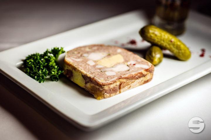 Duck Liver Terrine with Blackcurrant Jelly - Café du Centre