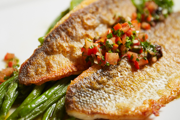 Fillets of Young Sea Bass - Café du Centre