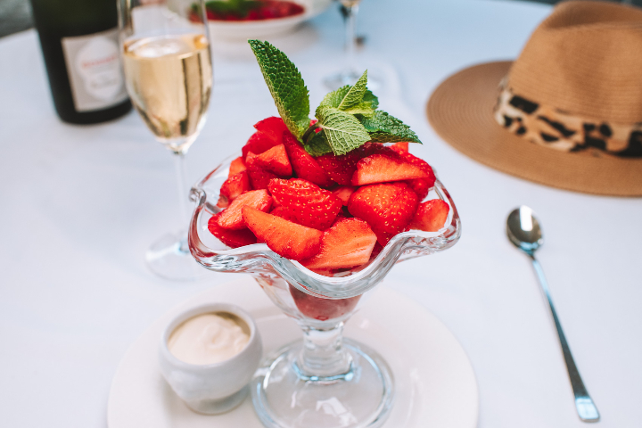 Fresh Strawberries - Café du Centre