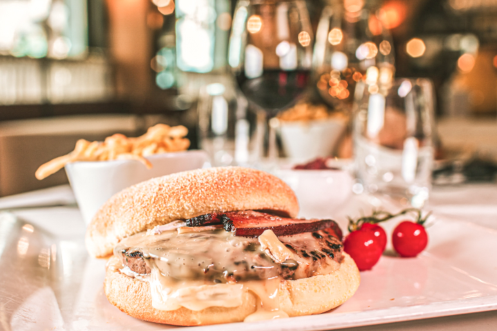 Homemade Hamburger - Café du Centre