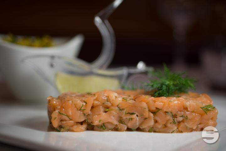 Tartar of Salmon Flavoured with Dill - Café du Centre