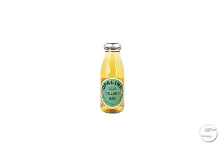 Fresh and organic "Opaline" Topaze apple juice - Mango Deck (Rive)