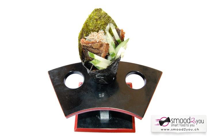 Temaki Peau de Saumon Frit - Fujiyama