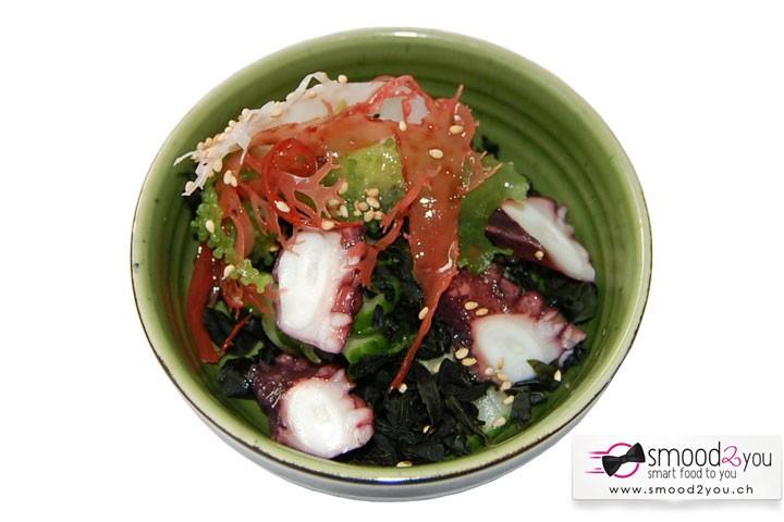 Salade d'Algue, Concombre et Poulpe - Fujiyama
