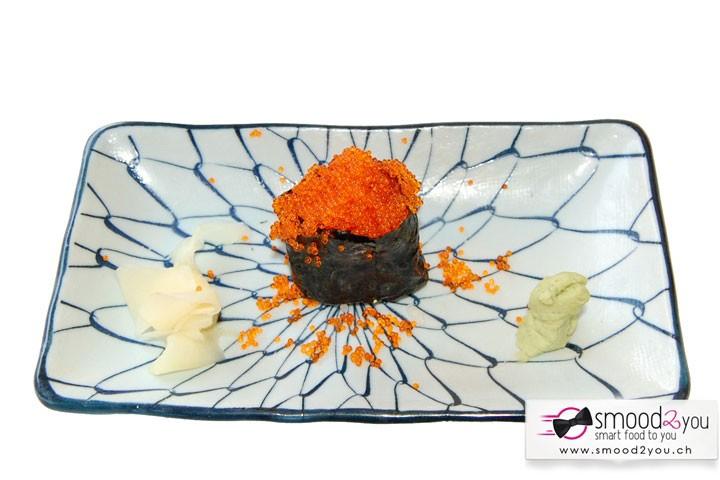 Flying Fish Egg with Orange Sushi - Fujiyama