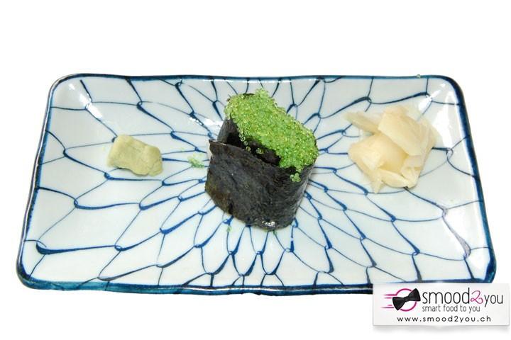 Flying Fish Egg with Wasabi Sushi - Fujiyama