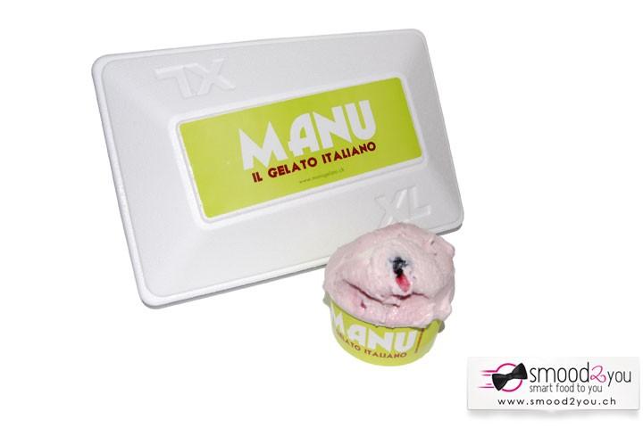 Glace amarena (cerise griotte) - Manu Gelato (Carouge)