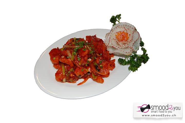 109. Crispy fish with hot sauce - La Baguette d'Or