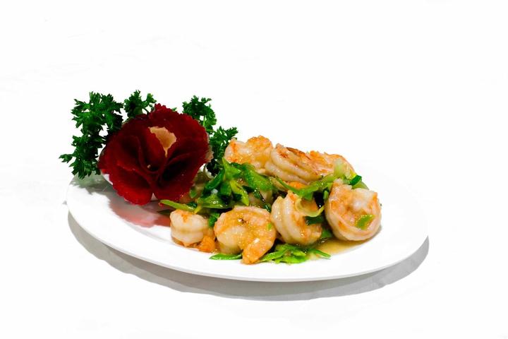 120. Sauteed garlic shrimp - La Baguette d'Or