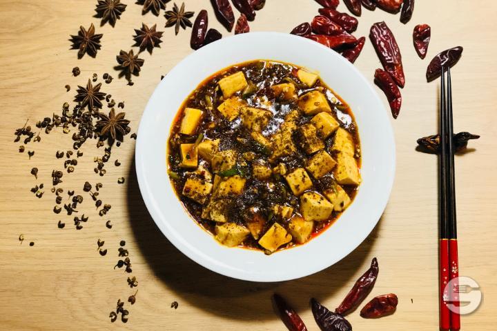 S20. Mapo Tofu au Porc Haché - La Baguette d'Or