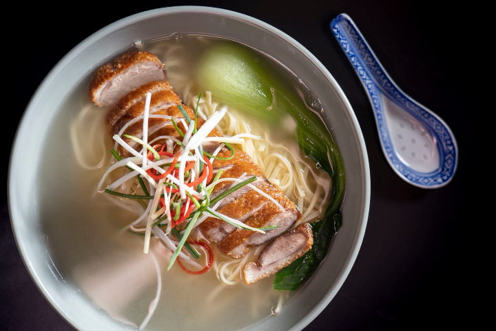 S1. Noodle Soup with Cantonese Roasted Duck - La Baguette d'Or