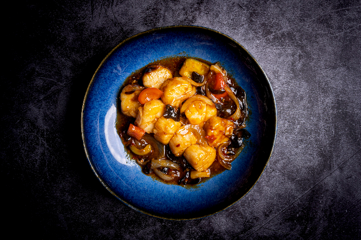 222. Scallops in Yussin Spicy Sauce - La Baguette d'Or
