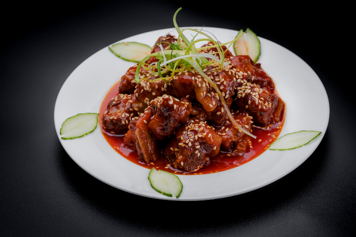 N9. Pork Ribs in Tang Cu Sauce - La Baguette d'Or