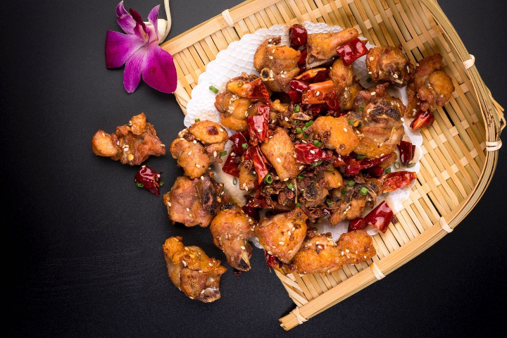 N1. Spicy Crispy Chicken Chongqing Style - La Baguette d'Or