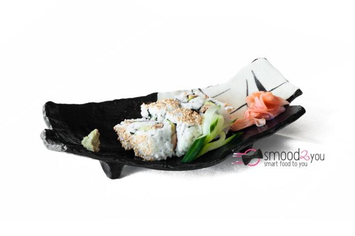 Spicy chicken and salad California rolls - Ketori - Sushi Kasher