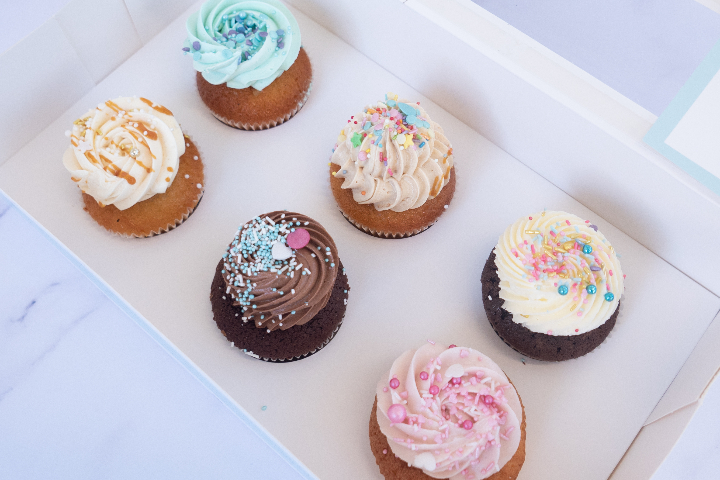 Box of 6 cupcakes - Cuppin's Cupcakes Genève