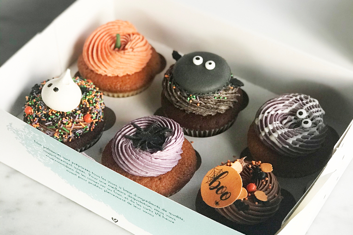 Spooky Box - 6 regular cupcakes - 5cm diameter - Cuppin's Cupcakes