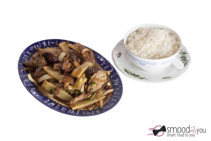 Canard sauté aux champignons noirs - Delta du Mekong