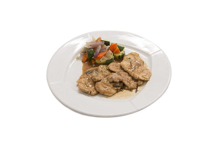 Escalope de noix de veau au Marsala - Restaurant Gnutti