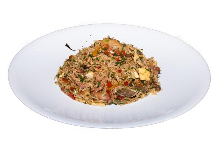 Arroz chaufa especial - Rosa Morena