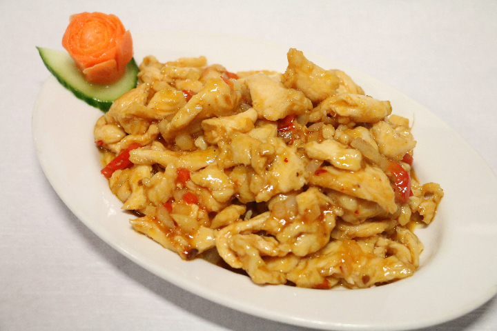 B01. "Jiawei" Sautéed Chicken with Garlic - Jia Wei