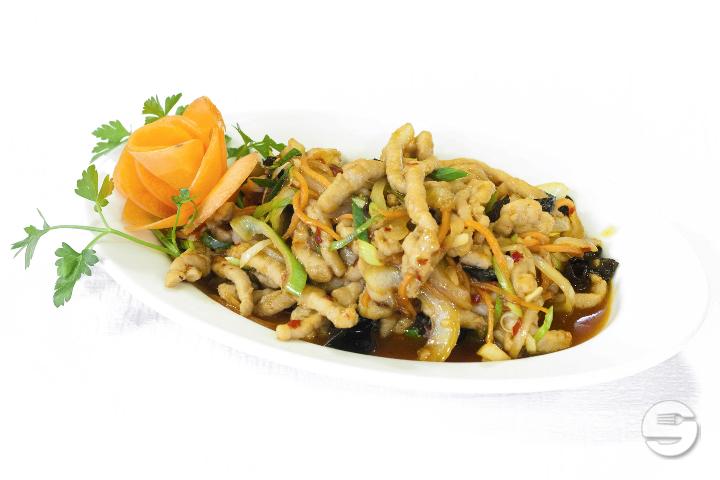 B30. Slices pork with Chinese Chives and tofu - Jia Wei