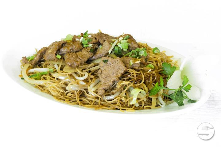 A10. Fried noodles with meat - Jia Wei