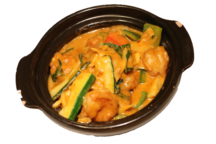 B36. Shrimps with Curry (Yellow/Red) - Jia Wei