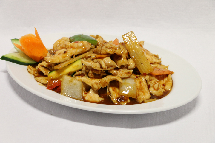 B06. Sauteed Shicken with Sichuan Sauce - Jia Wei